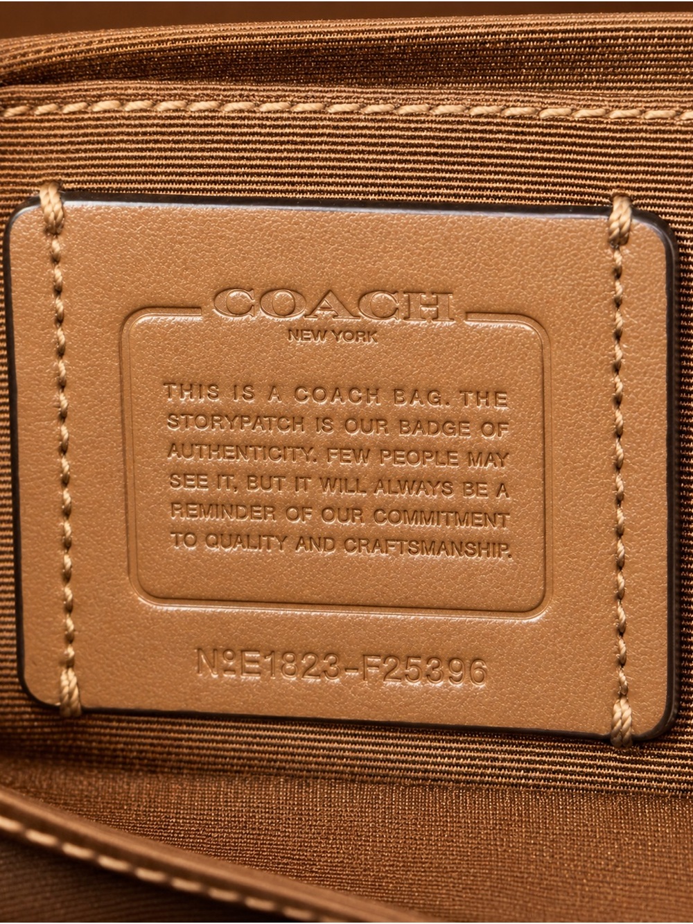 Coach Signature Canvas Satchel in Tan/Brown- Like New - Picture 6 of 9